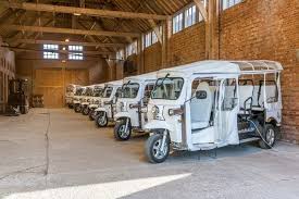 mobiele frituur geel