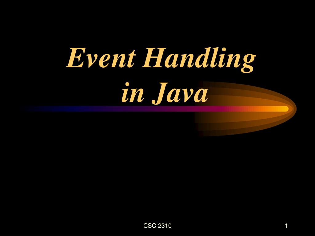 java event