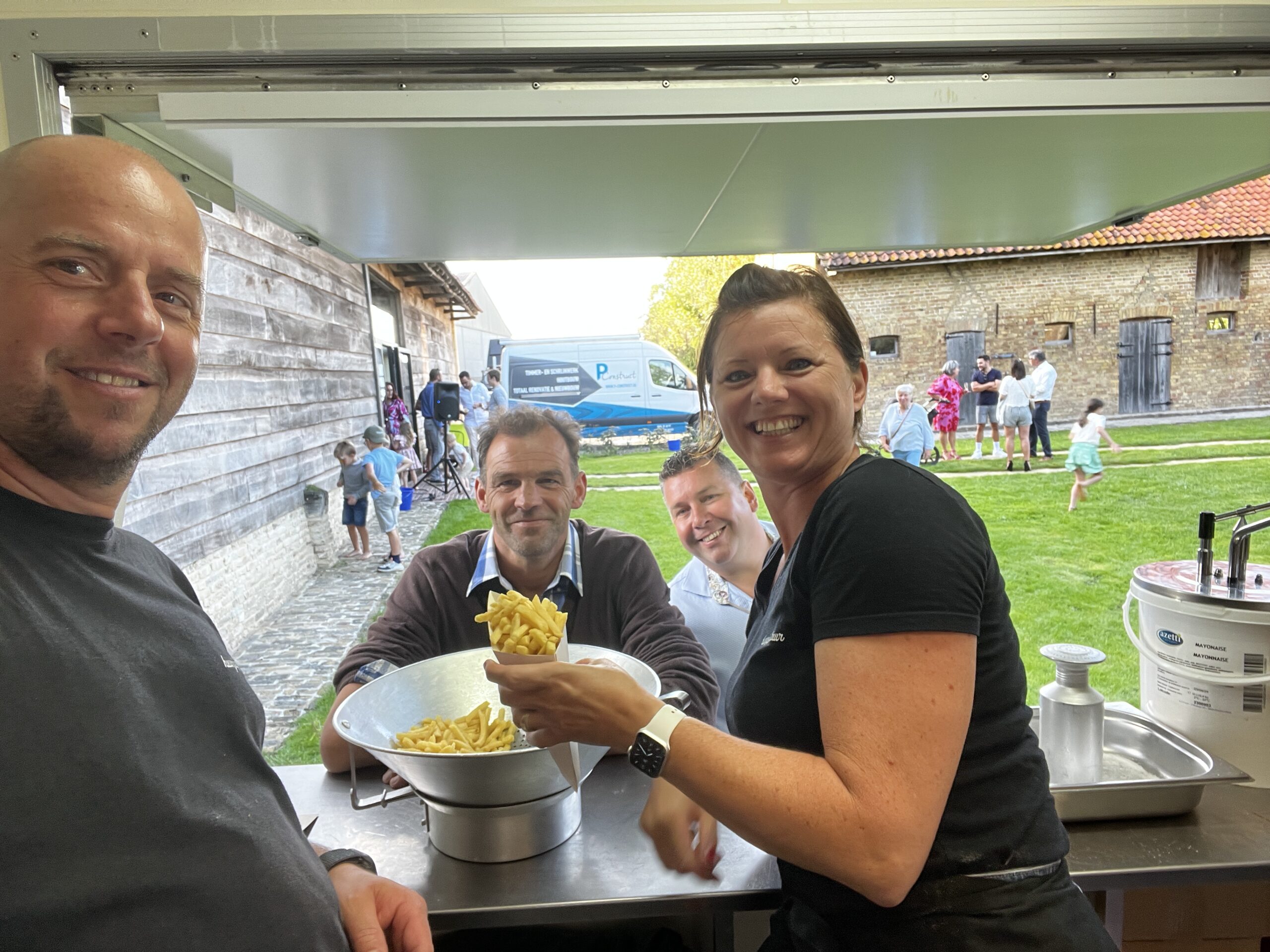 mobiele frituurwagen