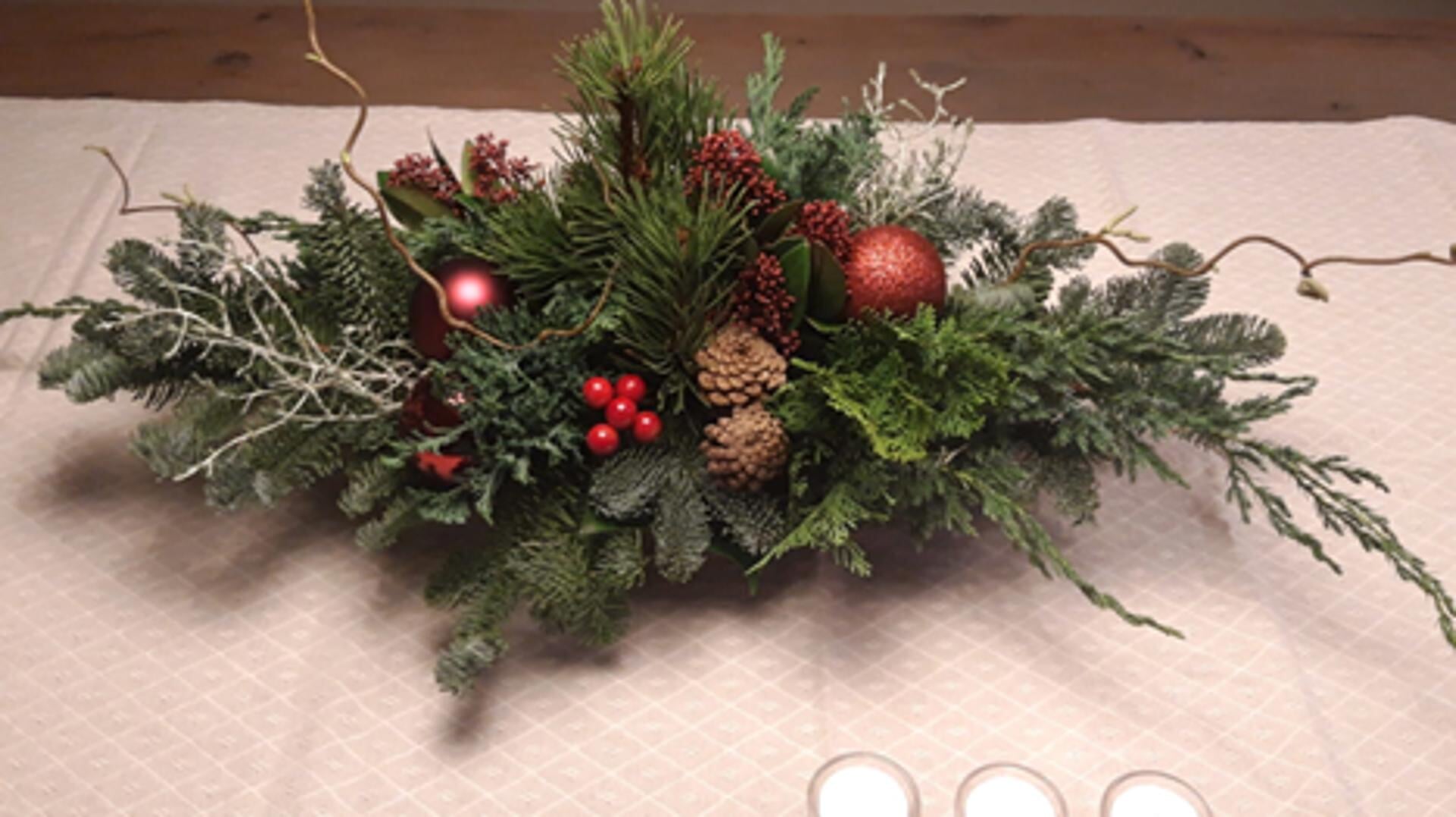 bloemschikken kerst workshop