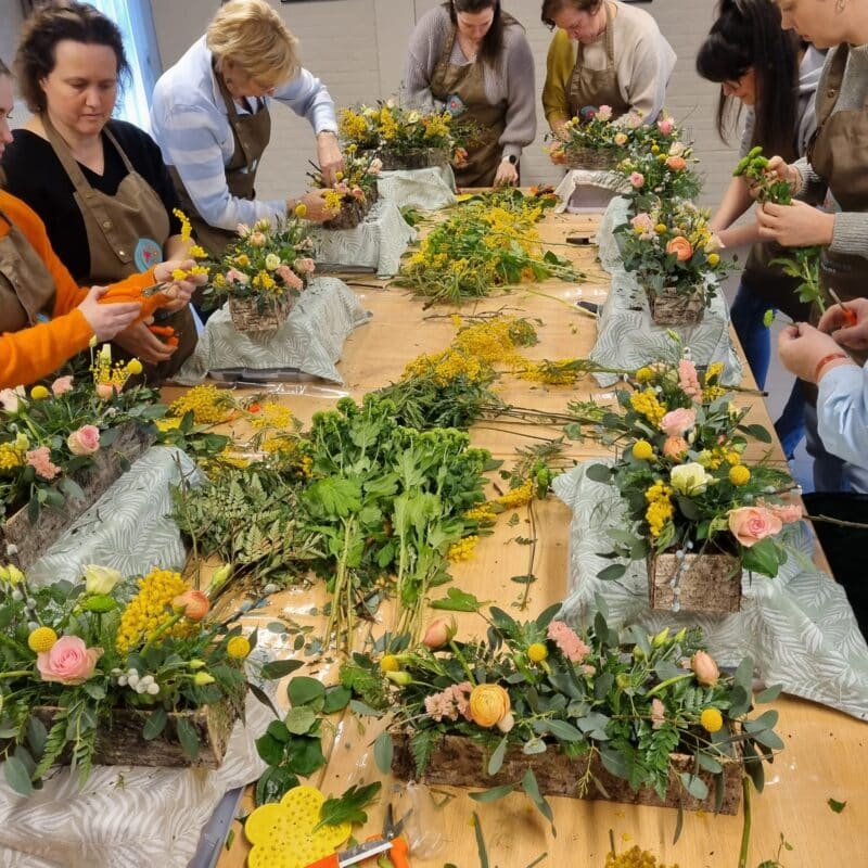 workshop bloemschikken op locatie
