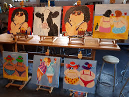workshop schilderen op doek